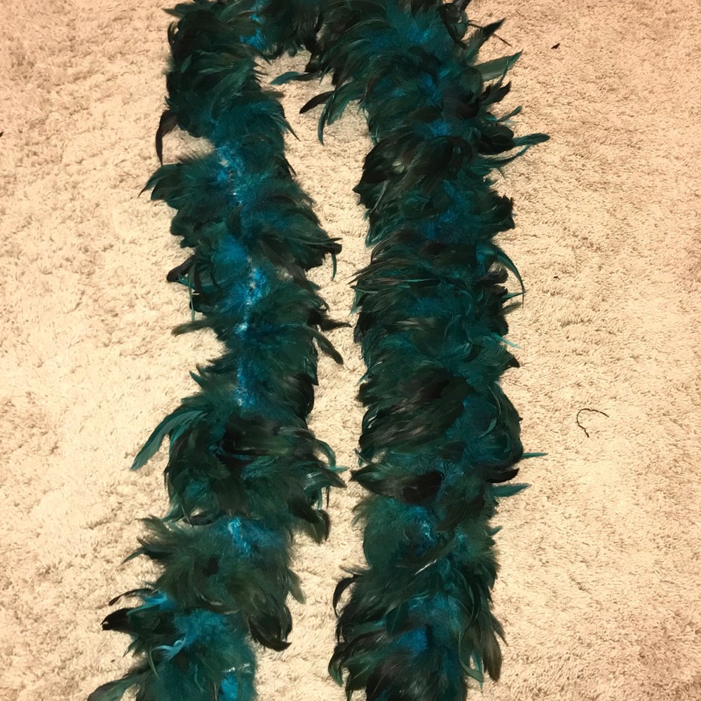 peacock feather scarf